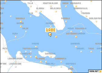 map of Dabé