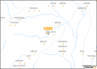 map of Dabé