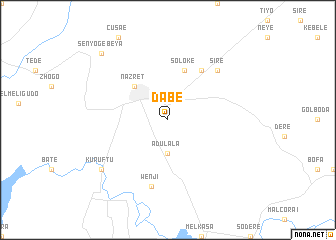 map of Dabē