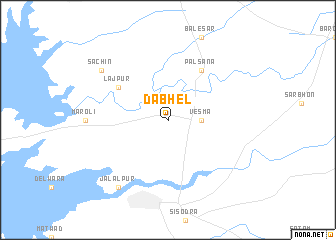 map of Dābhel