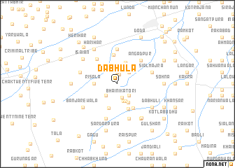 map of Dabhūla