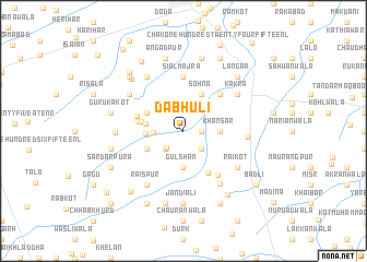 map of Dabhūli