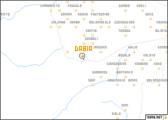 map of Dabia