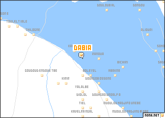 map of Dabia