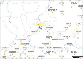 map of Dabibli