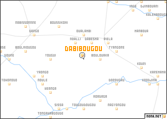 map of Dabibougou