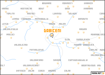 map of Dăbîceni