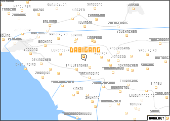 map of Dabigang