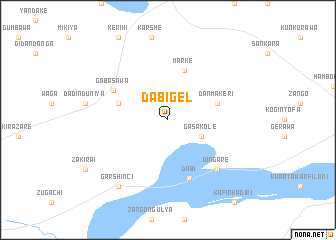 map of Dabigel