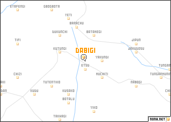 map of Dabigi