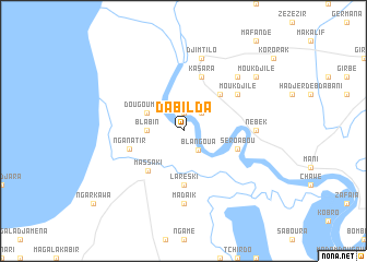 map of Dabilda