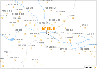map of Dabile