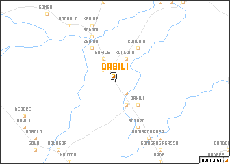 map of Dabili