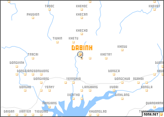 map of Ðà Bình