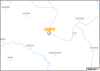 map of Dabin