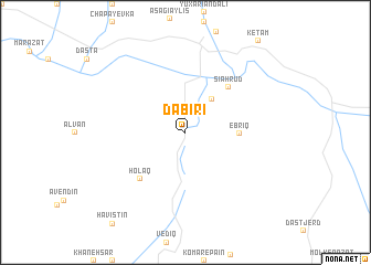 map of Dabīrī