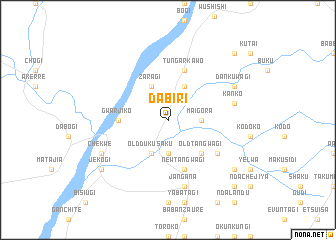 map of Dabiri