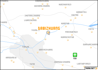 map of Dabizhuang