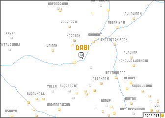 map of Ḑābī