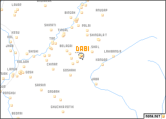 map of Dabi