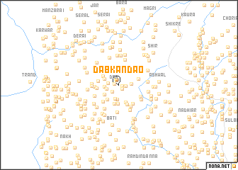 map of Dab Kandao