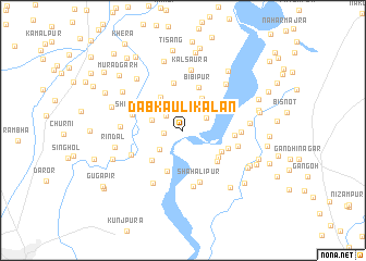 map of Dabkauli Kalān