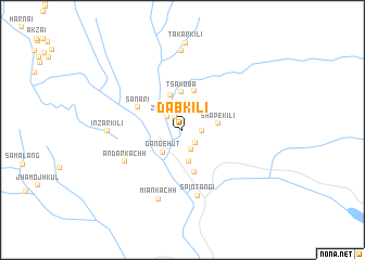 map of Dab Kili