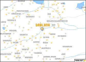 map of Dablāna