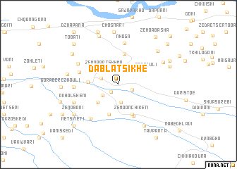 map of Dablats\