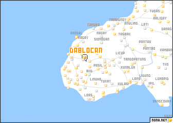 map of Dablocan