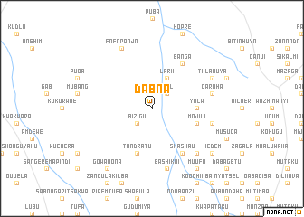 map of Dabna