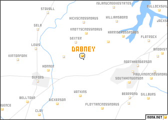 map of Dabney