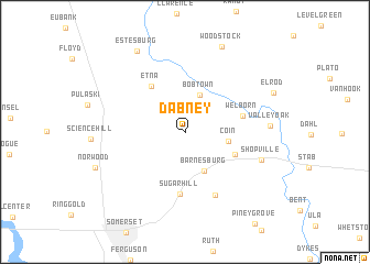 map of Dabney