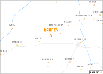 map of Dabney