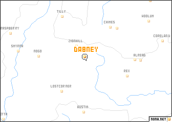 map of Dabney