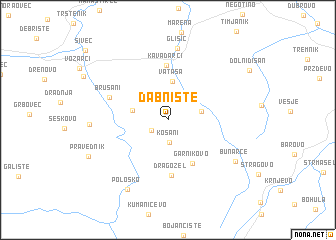 map of Dabnište