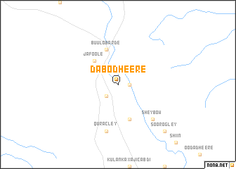 map of Dabodheere