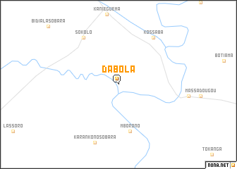 map of Dabola