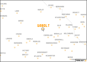 map of Dabolt