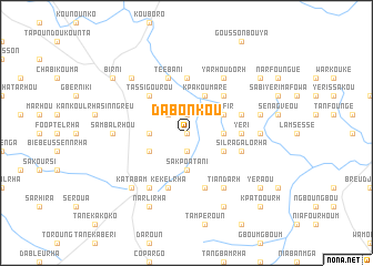 map of Dabonkou