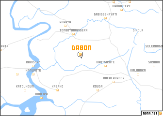 map of Dabon