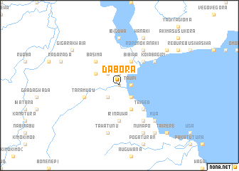 map of Dabora