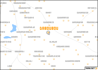 map of Daboubou