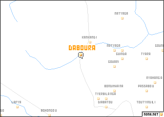 map of Daboura