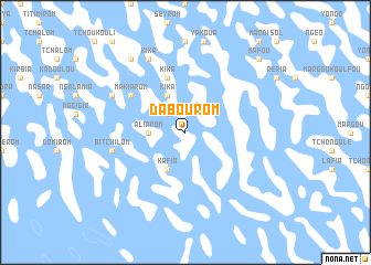 map of Dabourom