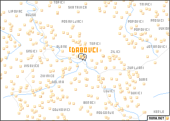 map of Dabovci