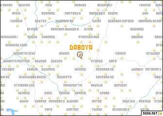 map of Daboya