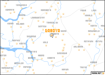 map of Daboya