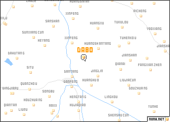 map of Dabo