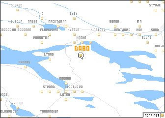 map of Dåbo